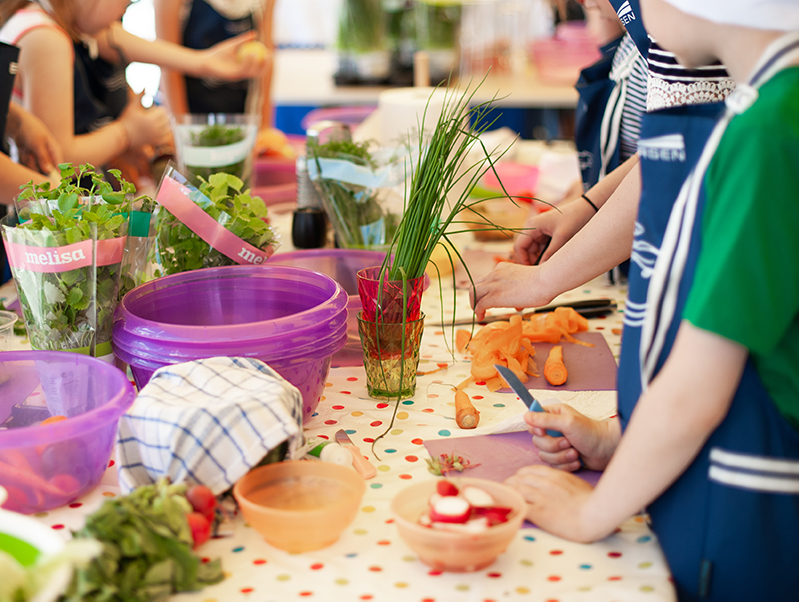 Koken op school en in de kinderopvang